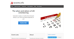 Desktop Screenshot of oevents.info